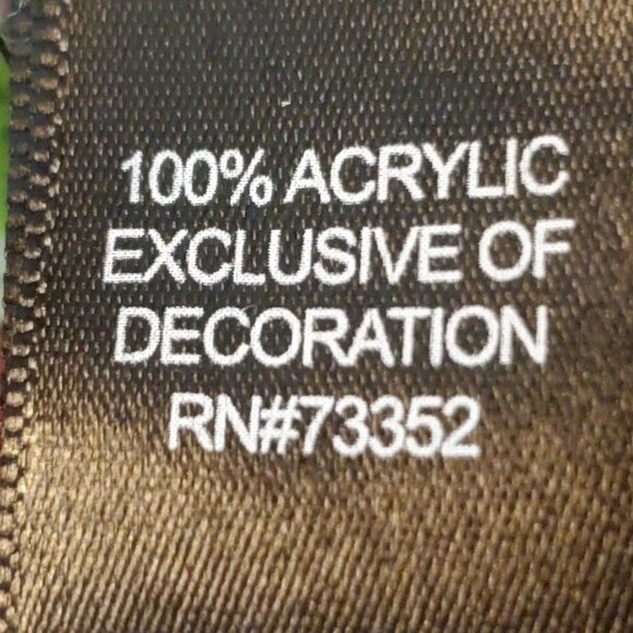 33 Degrees Dinosaur T-Rex Sweater Kids Size Medium 10/12 Red & Green - Picture 6 of 6